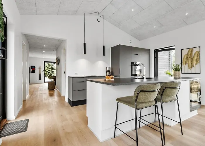 펜션 Lovely In With Sauna Oksbøl