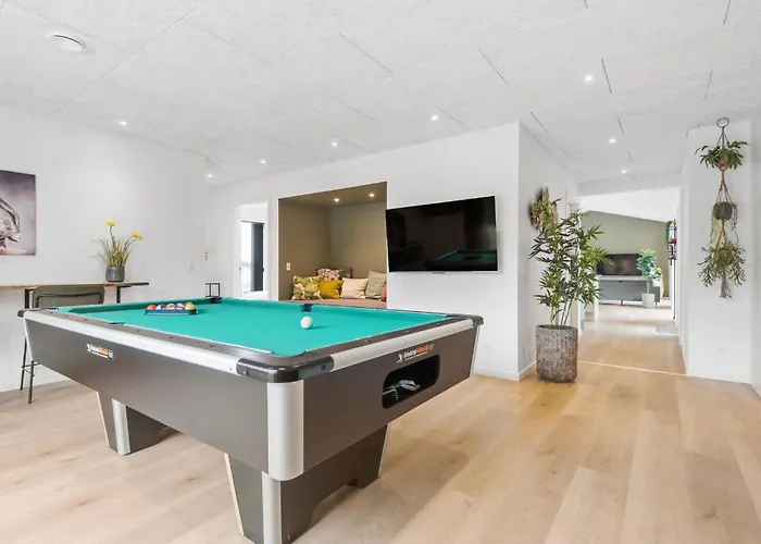 펜션 Lovely In With Sauna Oksbøl